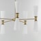 Maxim Lighting Krevat 10-Light Chandelier, Black/Natural Aged Brass 24825SWBKNAB - alternate 3